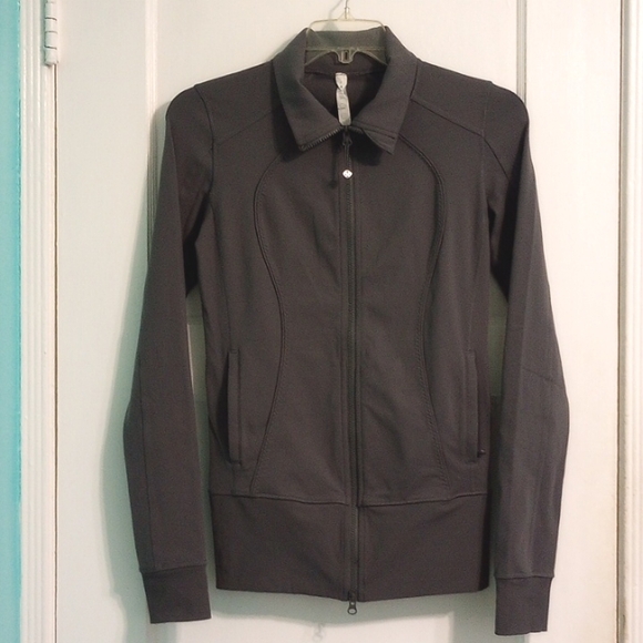 Lululemon Nice Asana Jacket - Brushed Soot Light - Picture 6 of 16